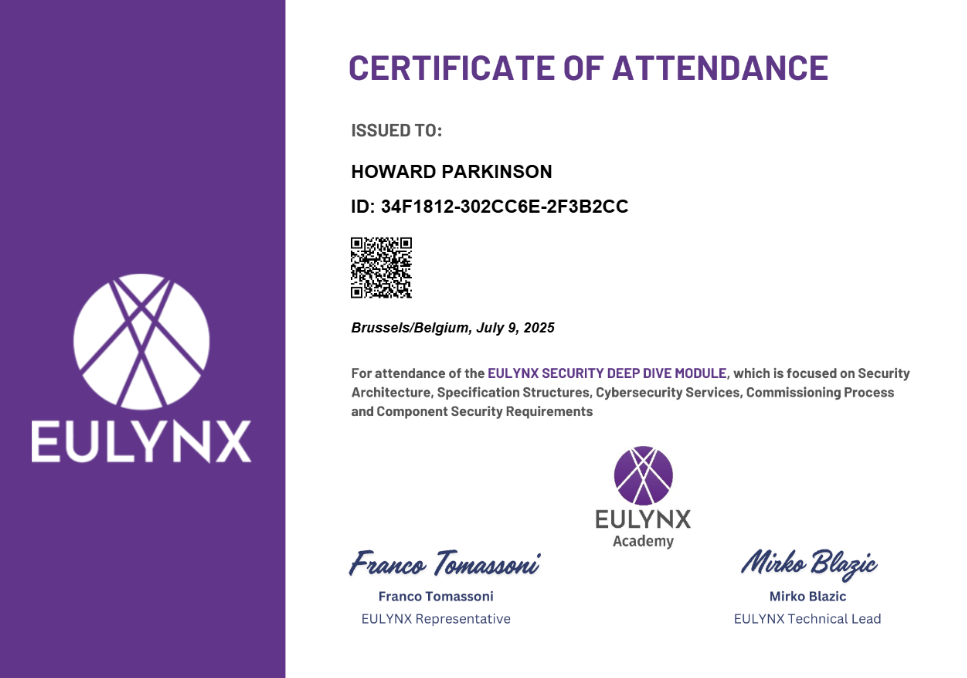 EULYNX Deep Dive Security Course